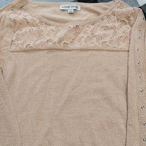 Pink Shimmer Sweater